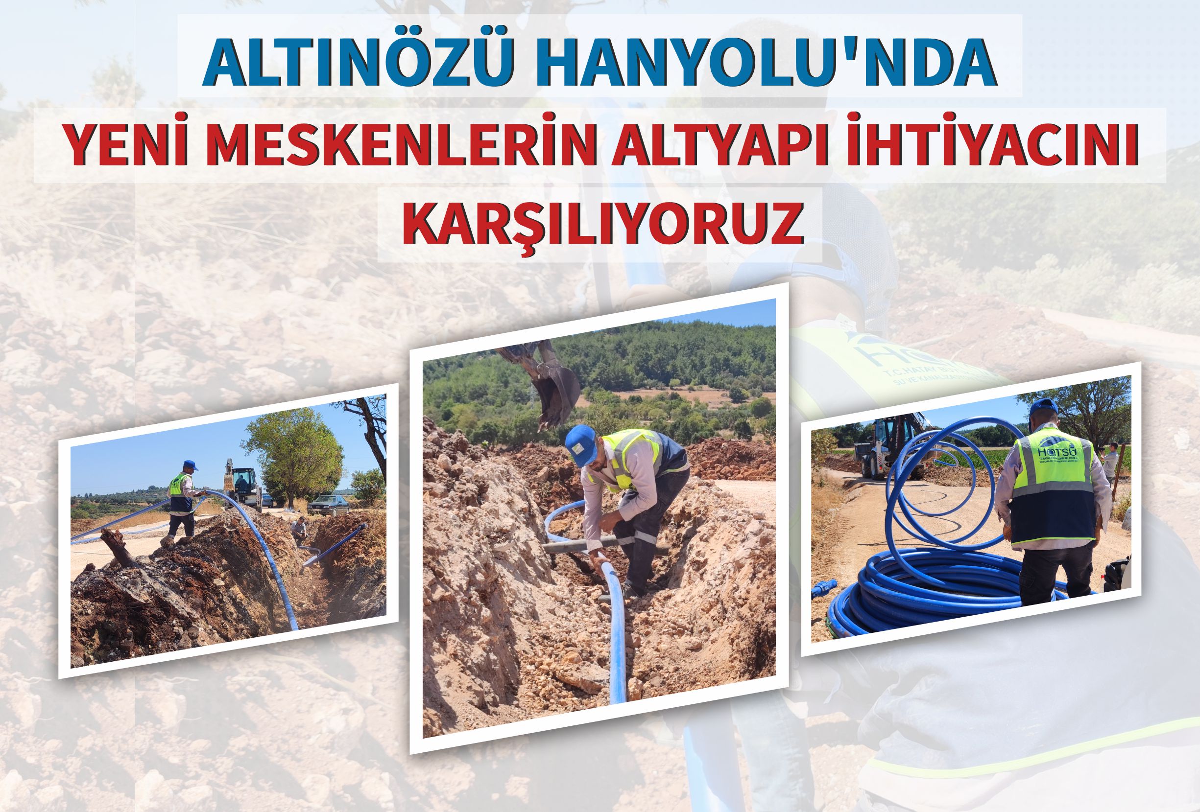 Atınözü Hanyolu\'nda Yeni Meskenlerin Altyapı İhtiyacı Karşılanıyor